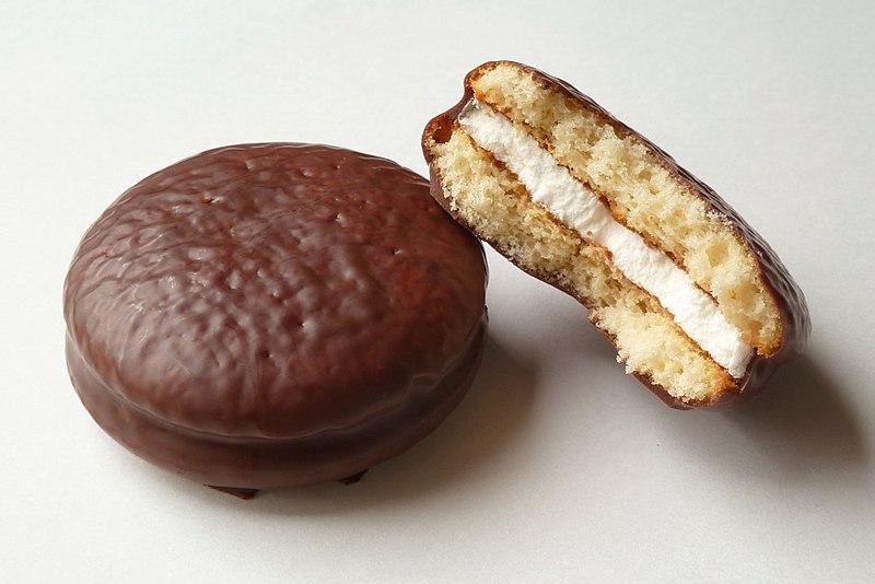 Close up photograph of Choco Pie treat